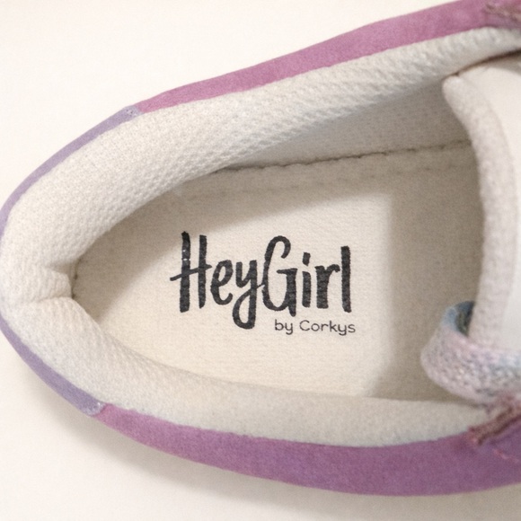 HeyGirl Corkys Constellation Star Sneakers Pastel Size 6 NWT incudes box - Picture 7 of 9